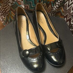 Black Patent Leather Mary Jane’s